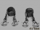 6' 10000 lb Safety Cables 2pk