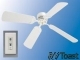 RV Ceiling Fan 12V 4 speeds 42" 12 Volt Camper