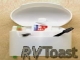 Bathroom / Shower Stow - A - Way White RV Camper Bathroom / Shower Stow - A - Way White RV Camper