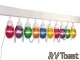 10-Light Globe-Multi 10-Light Globe-Multi