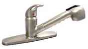 Phoenix Pullout Sprayer Faucet Brushed Nickel