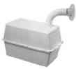 Vented Battery Box Small Colonial White
