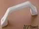 Grab Handle, White Plastic, 8-3/4"