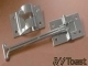 Self-Closing Entry Door Holder, Stainless Steel, 4"