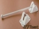 Entry Door Holder White 10"