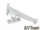 5-1/2" C-Clip Door Holder, Polar White