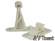 3" C-Clip Door Holder, Colonial White