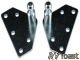 Gas Spring Flat Mounting Brackets 5 Hole