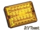 #86 LED Turn Amber w/ Black Case