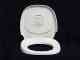 Aqua Magic V Hand Foot Flush Seat and Cover Assembly-White