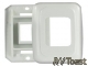 Base/Switch Plate Assembly Double White