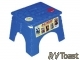 EZ-Foldz Folding Step Stepping Stool, Blue RV Camper