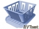 Mini Dish Drainer Slate Blue RV Camper