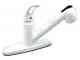 Phoenix Pullout Sprayer Faucet White