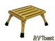 Aluminum Folding Platform Safety Step Small Yellow