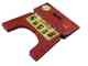 EZ-Foldz Folding Step Stepping Stool, Burgundy RV Camper