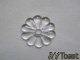 Plastic Rosettes, White