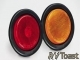 #30 LED Round Clearance/Side Marker Amber