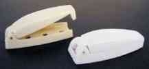 Baggage Door Catches, Plastic, Colonial White