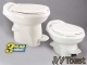 China Bowl Toilet w/Water Saver, White Low Profile