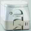 Dometic RV Portable Toilet Potty 970 Series 2.6 Gallon Tan w/ Mount