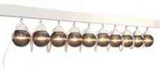 RV Awning Patio Party Lights Globes Bronze 10 Pack