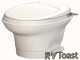 Thetford Aqua Magic V Hand Flush RV Toilet High Profile, White